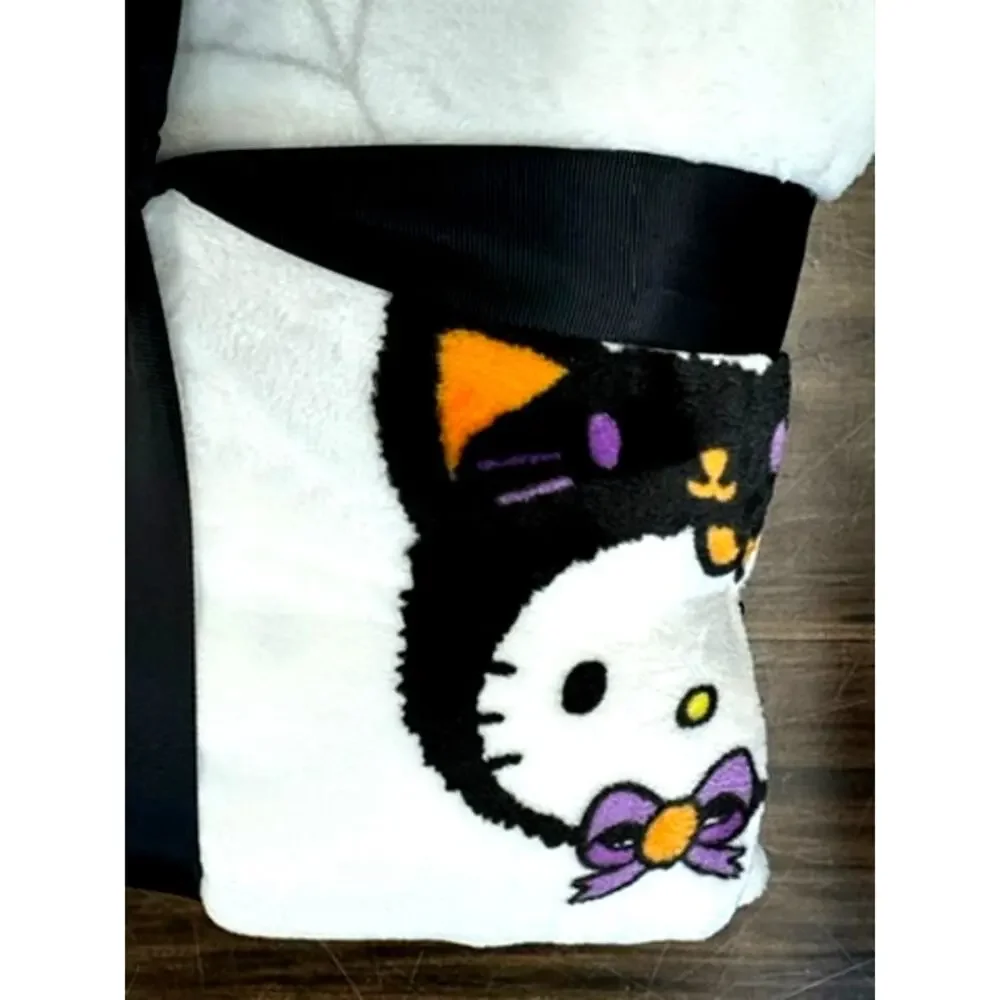 Hello Kitty Plush Blanket, Kitty Head‎ W/Cat Costume,Twin